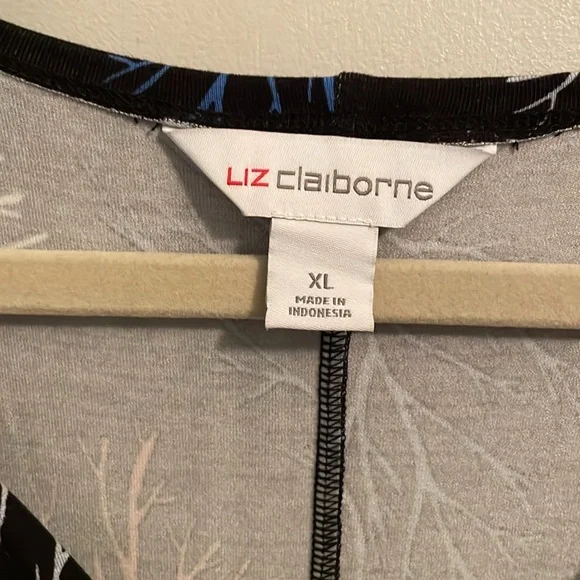 NWT Liz Claiborne Coral Print Dress. Size XL - Picture 3 of 5